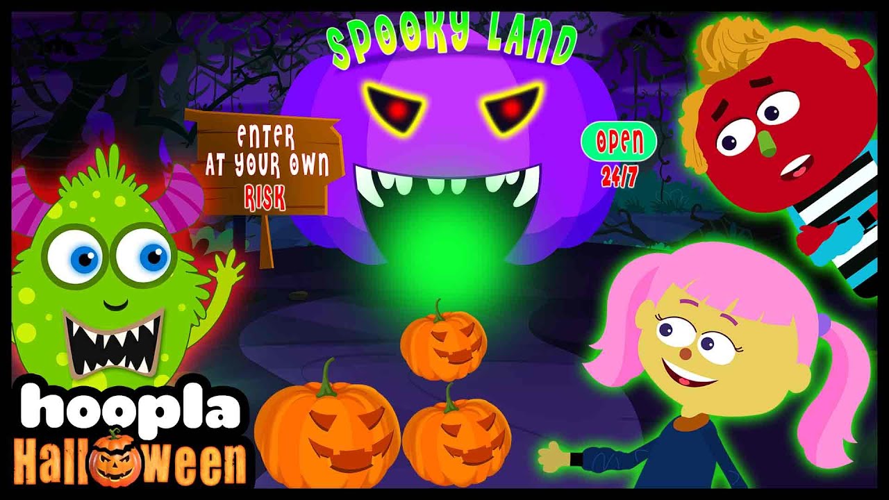 ⁣Scary Songs For Kids + Halloween Theme Park Song by @TeeHeeTown on @hooplahalloween405