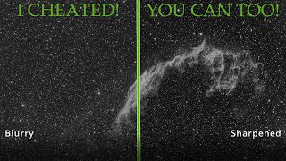 I made a neural network to sharpen astro images!