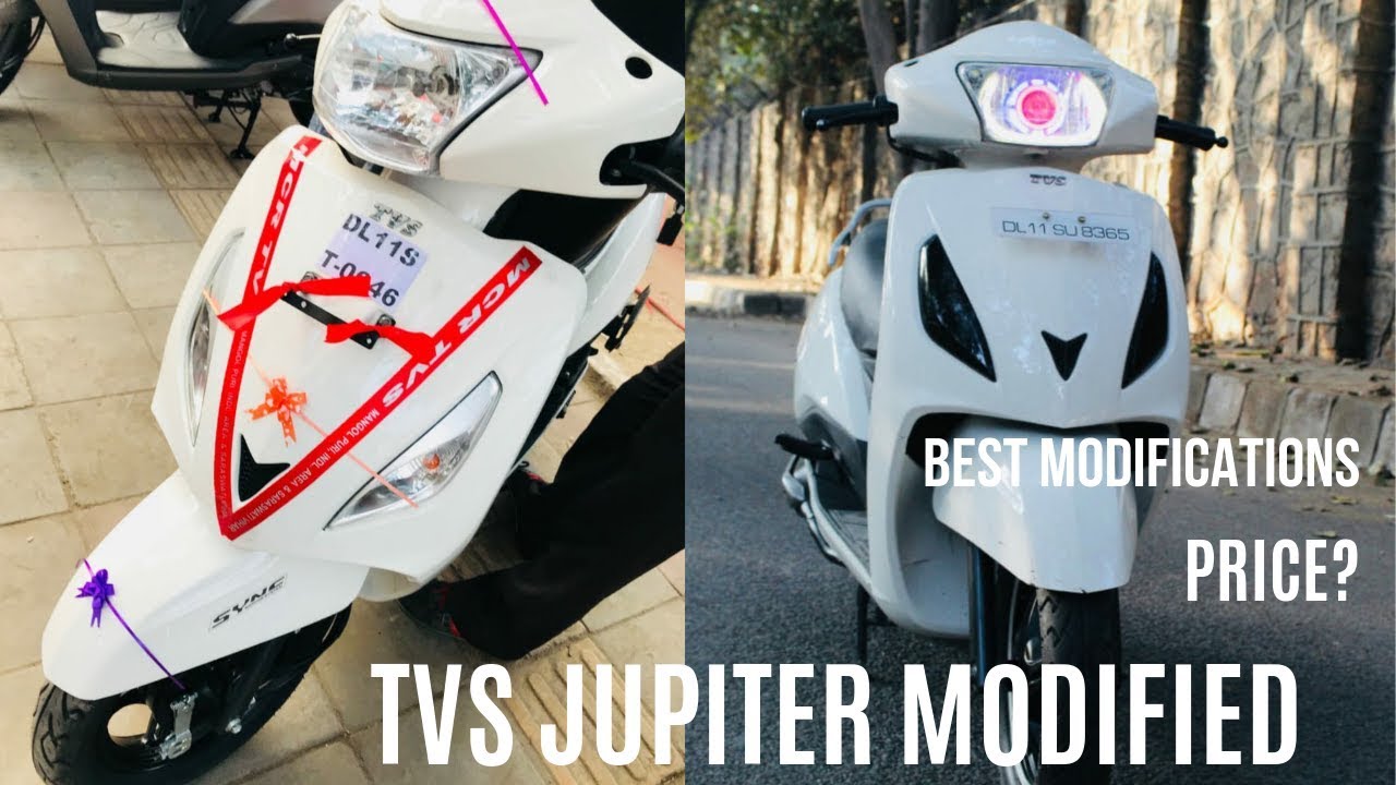 Tvs Jupiter modified Drl, Projector, Indicators Best Modifications