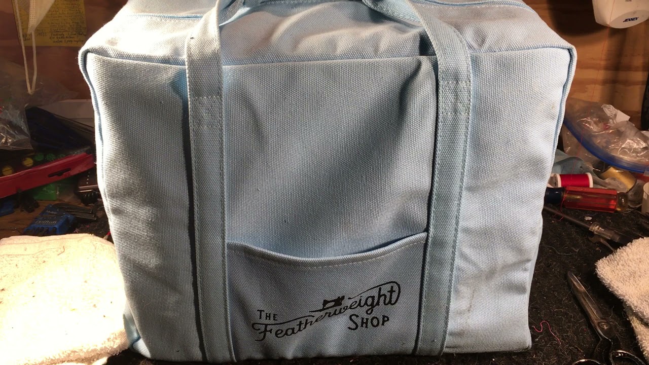 carry case for Singer Featherweight from the Featherweight Shop Review 2 thumbs up (video 101