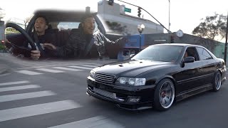 Illiminate Boys almost CRASH my JZX100 Chaser!