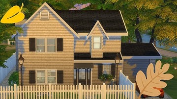Fall Family Home 🍁🍂 | Sims 4 Speed Build