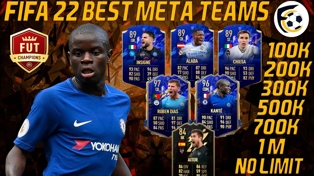 FIFA 22 BEST ULTIMATE TEAMS! FIFA 22 100K 200K 300K 500K 700K 1M SQUAD