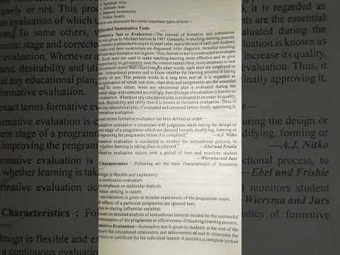 Formative Test (Definition