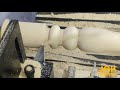 Auto Carving after turning : Auto tool changing cnc wood lathe