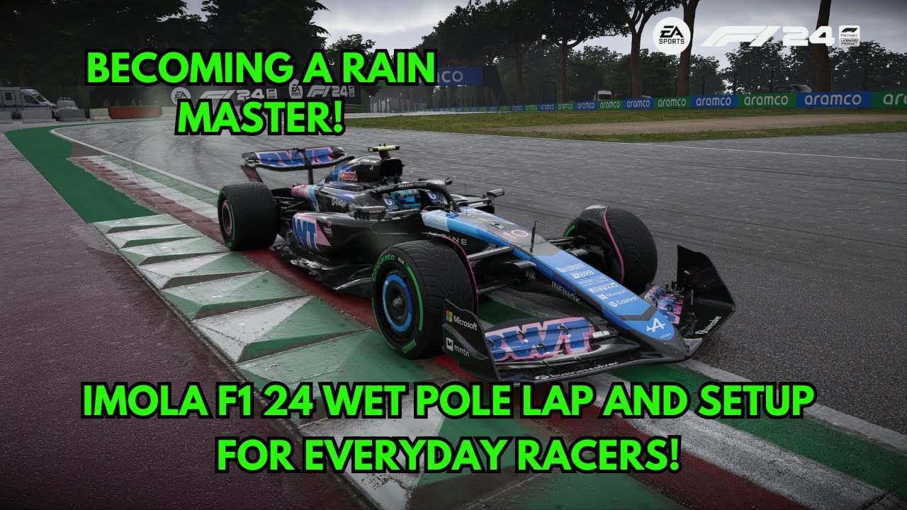 F1 24 | Imola GP Wet Setup & Pole Lap – How to Be Fast in the Rain