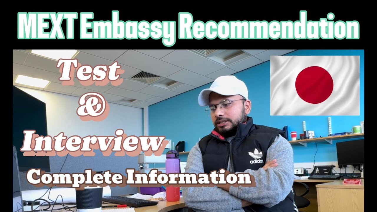 MEXT Embassy Recommendation Test and Interview| Complete Process with detail| Hindi/Urdu|AwaisVlogs