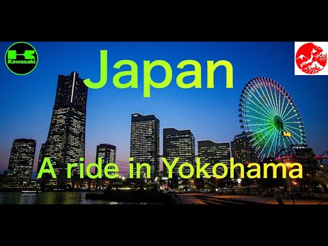 Motorcycle ride in Yokohama - A tour of downtown area on Kawasaki Ninja 400 #Japan #motorcycle #4k