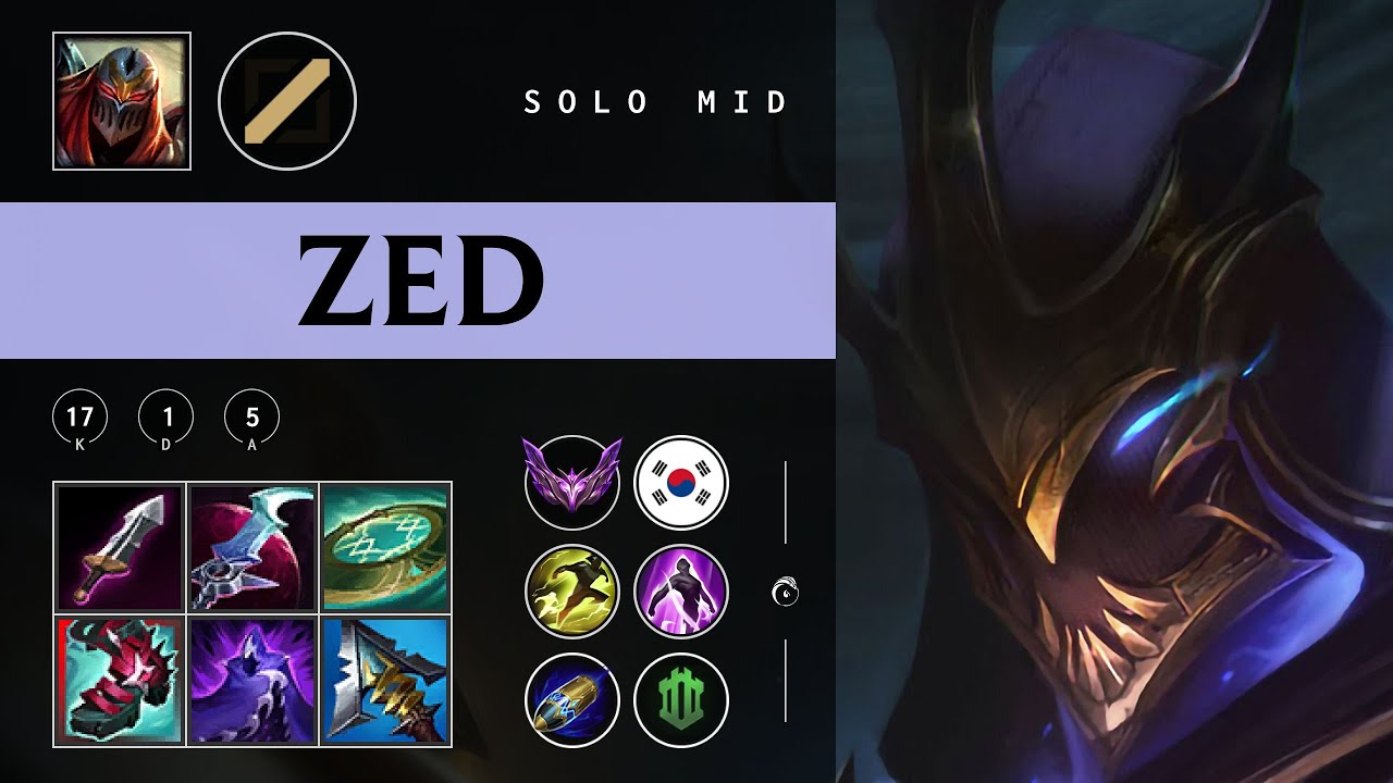 Zed Mid vs Sylas - KR Master Patch 25.24