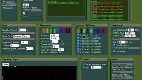 Data Transfer over Web Audio API part 8
