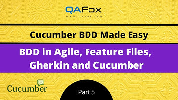 BDD in Agile, Feature Files, Gherkin and Cucumber (Cucumber BDD - Part 5)