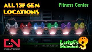 Luigi's Mansion 3 All 13F Gem Locations - Fitness Center Gems