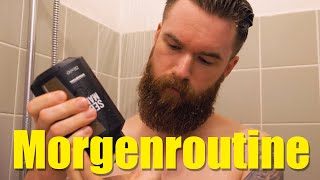Meine MORGENROUTINE | Bartpflege, Haarstyling, Hautpflege