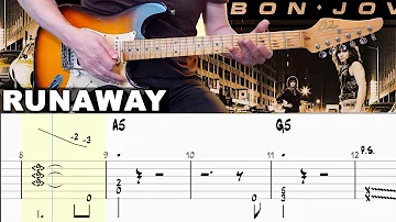 Bon Jovi - Runaway | Guitar cover WITH TABS |