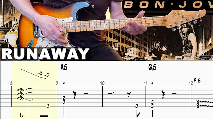 Runaway Guitar version - Guitar performance video thumbnail
