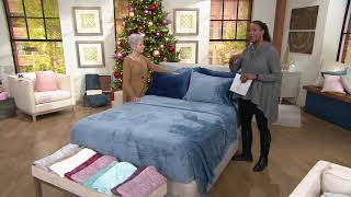 Berkshire Blanket Velvet Soft Sheets w/ Extra Pillowcases on QVC screenshot 3