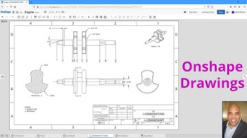 Onshape - Drawings Overview - How to Create New Drawings, Views, and Dimensions