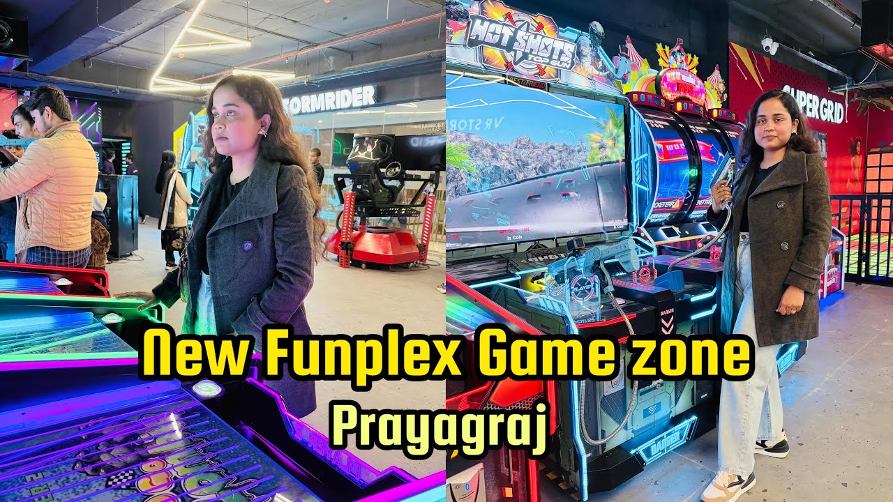 Prayagraj New Funplex Game Zone Detailed Video|| Everything is Here ...