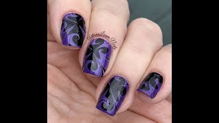 Watermarble Funky type Swirl Tutorial/How To