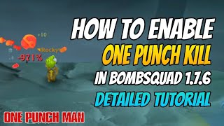 How to enable one punch killing in bombsquad 1.7.6 | Tutorial | BOMB squad life screenshot 5