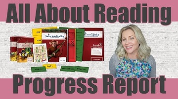 ALL ABOUT READING PROGRESS REPORT | All About Reading Level 3 | Multisensory Phonetic Approach 2023
