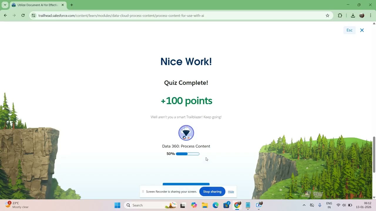 Data 360 Process Content | salesforce |Process Content for Use with AI