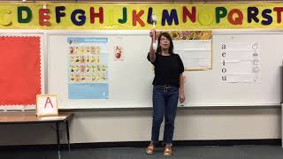 Fundations PreK Aa Day1
