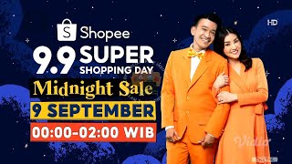 IKLAN SHOPEE 9.9 SUPER SHOPPING DAY MIDNIGHT SALE 9 SEPTEMBER • 15s (2023) #RubenOnsu #SarwendahTan