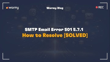 SMTP Email Error 501 5.7.1 - How to Resolve [SOLVED]