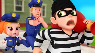 police soo police rob chase thief police song rosoo nursery