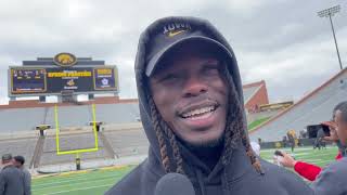 Jermari Harris saw 'a lot of growth' from Iowa football's young defensive backs