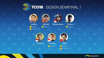 TCO18 Live Broadcast UI Design Semi Final 1 Mahestro