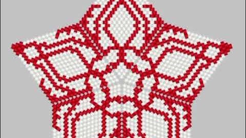 5---3D PEYOTE STAR BEADING PATTERN.STARS 3D PATTERN.PEYOTE PATTERN.BEADING PATTERNS.BEADING TUTORIAL