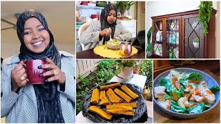 تجهيزات الدخان السوداني اكلات لذيذة شوربة دجاج ترتيب البيت   Organisation cooking Relaxing Vlog