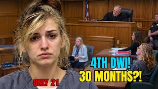 21-Year-Old Faces Sentencing After Her 4TH DWI!