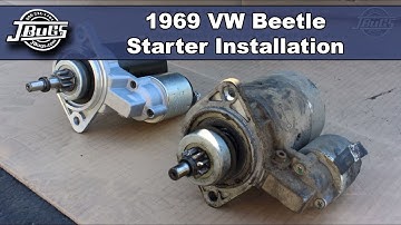 JBugs - 1969 VW Beetle - Starter Installation