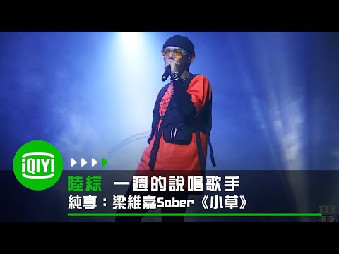 《一週的說唱歌手》純享：梁維嘉Saber《小草》 | 愛奇藝