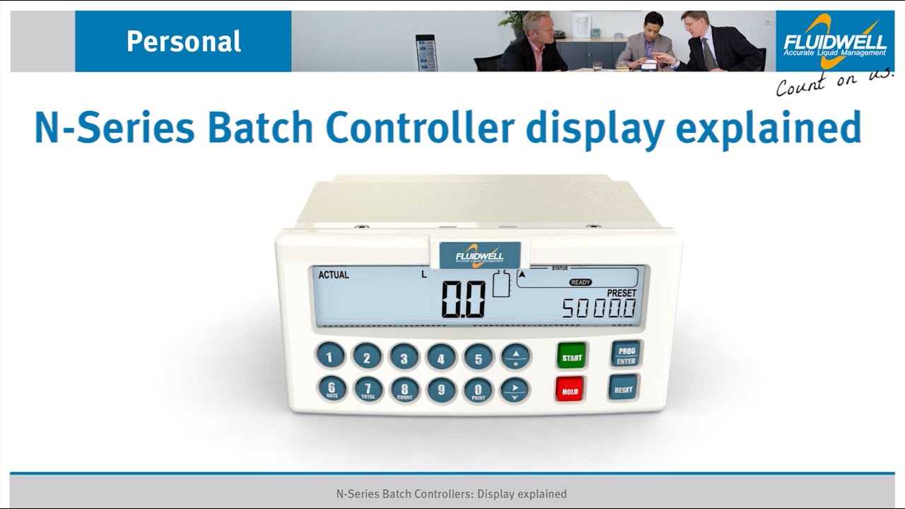 N-Series Batch Controller display explained - YouTube