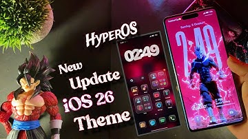 HyperOS New Update iOS 26 Home And Lock Screen Theme For Any Xiaomi Devices | New iOS 26 | #ios26