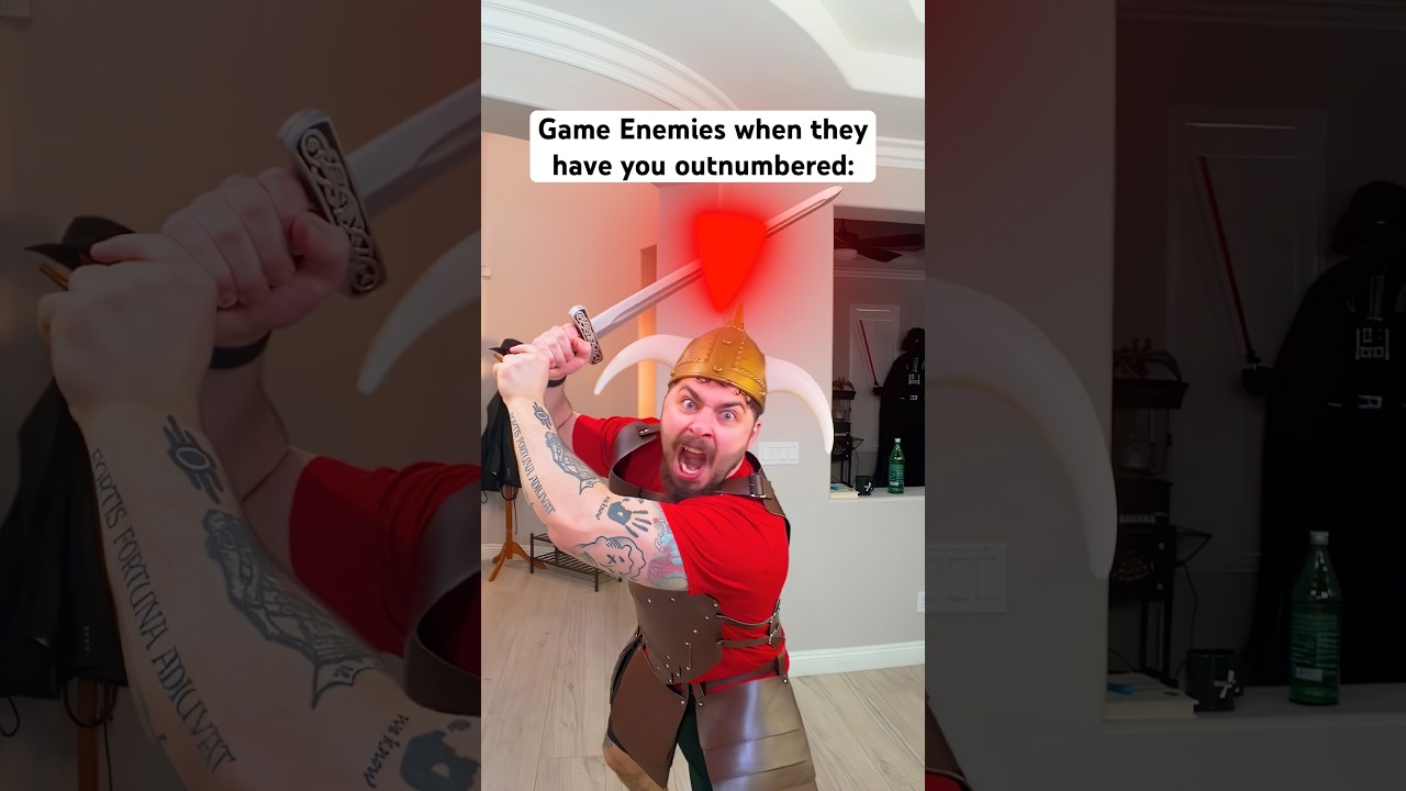 Game Enemies when they have you Outnumbered…