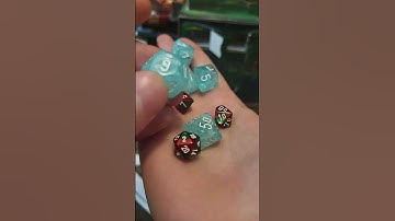 Dice cube Advent calendar day 19 #dice #dicegoblin #dm #dnddiceset