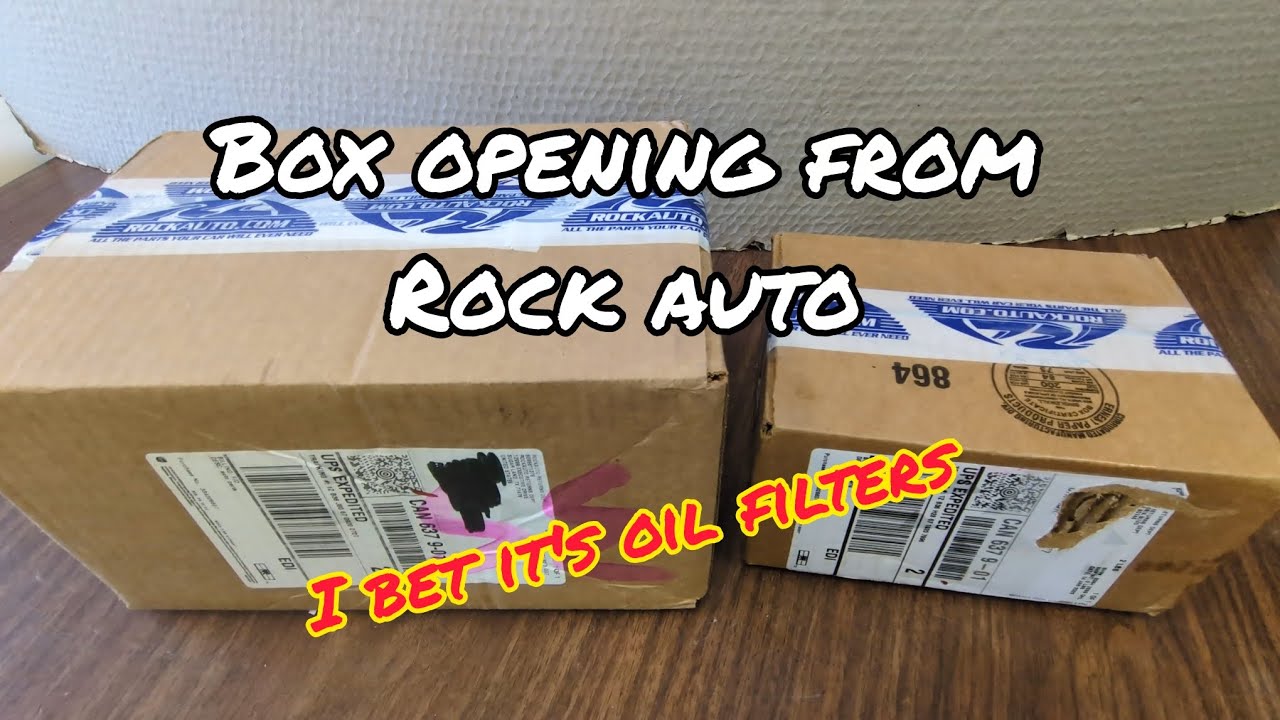 Rock Auto box opening what mysteries lay inside