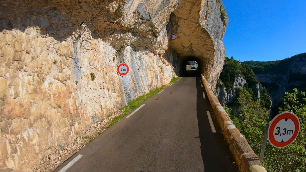 Поездка на одной из лучших живописных дорог 🇫🇷 Gorges de la Nesque – 4k – живописная поездка