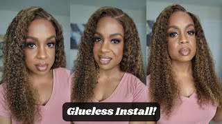 Blonde Highlight Kinky Curly Glueless 5x5 Closure ft. Luvme Hair! by Ms Barbell Barbie 208 views 3 months ago 10 minutes, 17 seconds