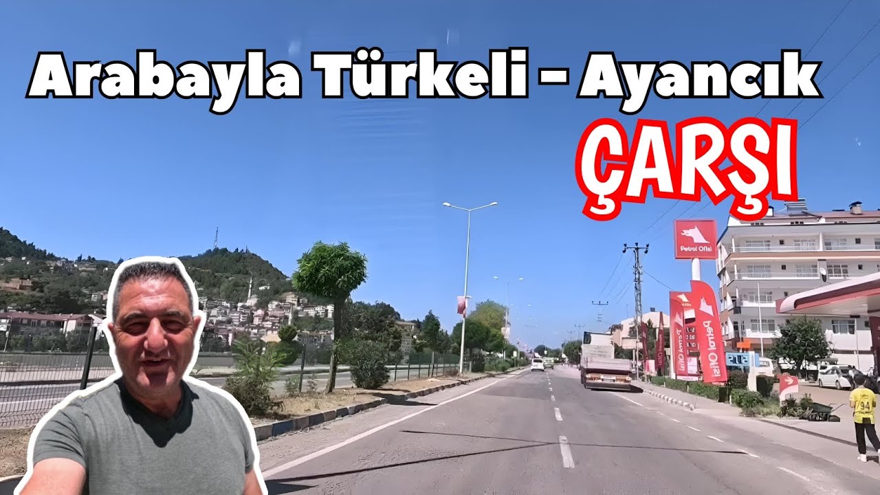 Arabayla Sinop Köylerinin arasından Ayancık'a, Arabayla Ayancık Çarşı geziyoruz 