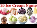 20 आइसक्रीम के नाम | Learn 20 Ice Cream Names for Kids with Pictures and Fun Learning Video