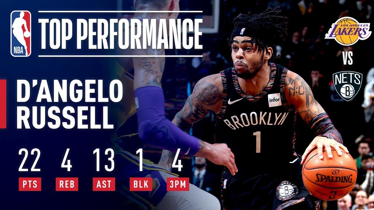 NBA 2K19' Player Ratings And Render: D'Angelo Russell's Render