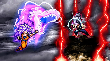 Epic🤩 | Goku Ultra Ego Super Saiyan 3 (New) VS TND Monarch Gohan Beast in Jump Force Mugen