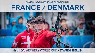France v Denmark – Compound Mixed Team Bronze Final | Berlin 2017