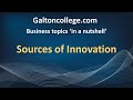 M8AF  Sources of Innovation